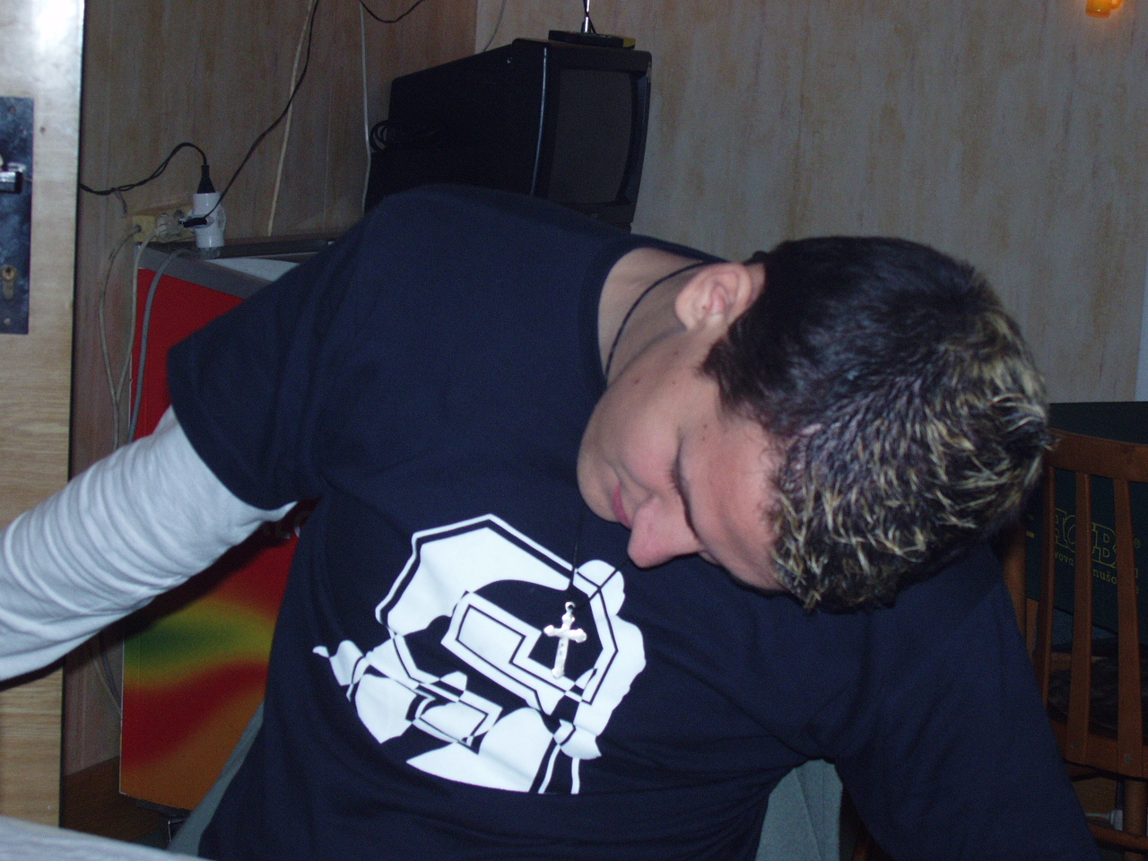 Naše budoucí hvězda????U  piva...alias Jan Šimák.